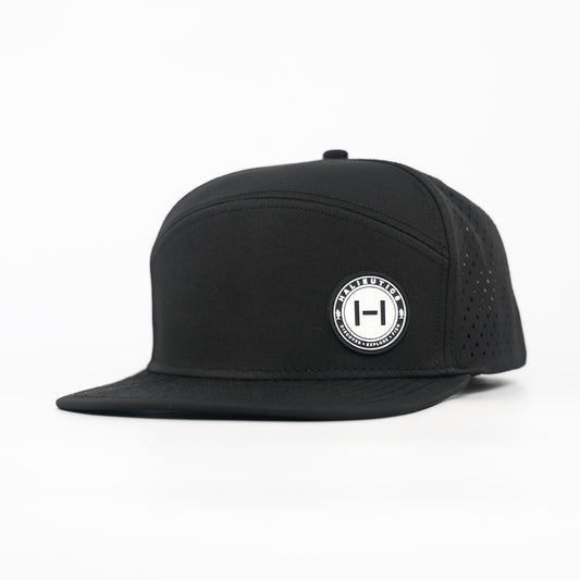 Water-Resistant Performance 6 Panel Flat Brim