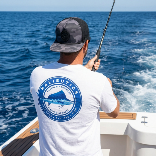 Halieutics Sailfish Graphic Fishing T-Shirt Unisex
