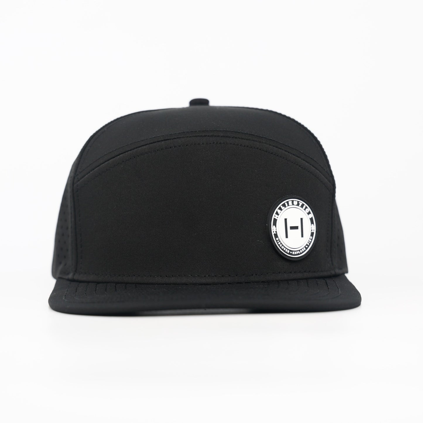 Water-Resistant Performance 6 Panel Flat Brim
