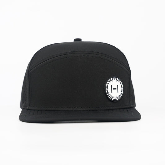 Water-Resistant Performance 6 Panel Flat Brim