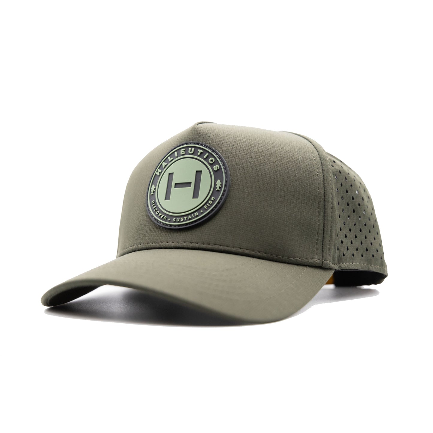 Halieutics Water-Resistant Performance 5 Panel Curved Brim