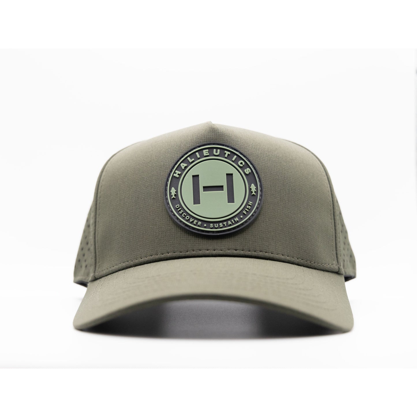 Halieutics Water-Resistant Performance 5 Panel Curved Brim