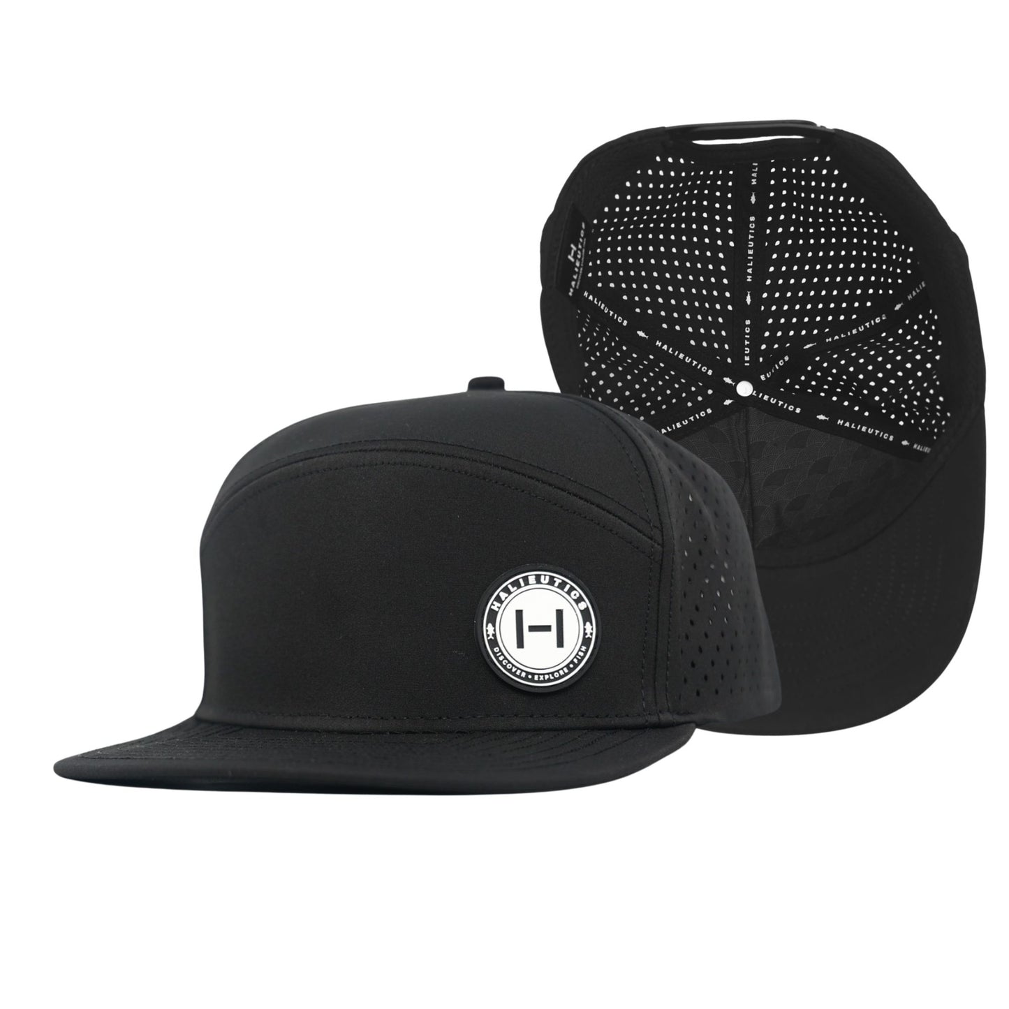 Water-Resistant Performance 6 Panel Flat Brim
