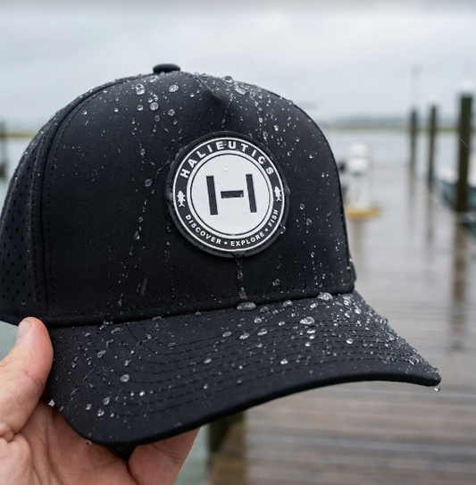 Halieutics Premium Water-Resistant Performance Fishing Hat. Men and Woman