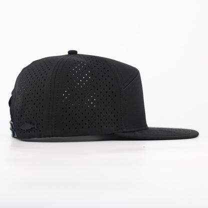Water-Resistant Performance 6 Panel Flat Brim