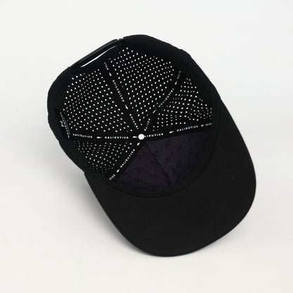 Water-Resistant Performance 6 Panel Flat Brim