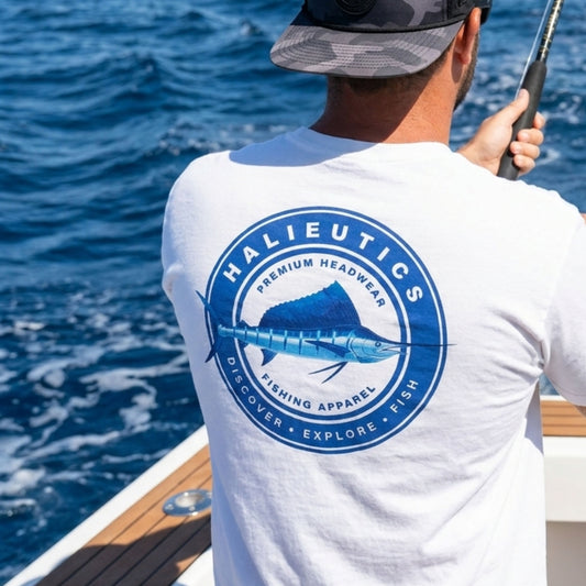 Halieutics Sailfish Graphic Fishing T-Shirt - Unisex