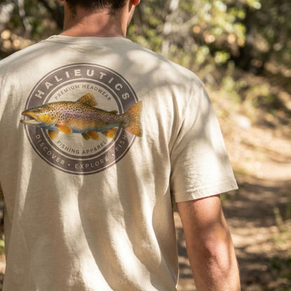 Halieutics Brown Trout Graphic Fishing T-Shirt - Unisex