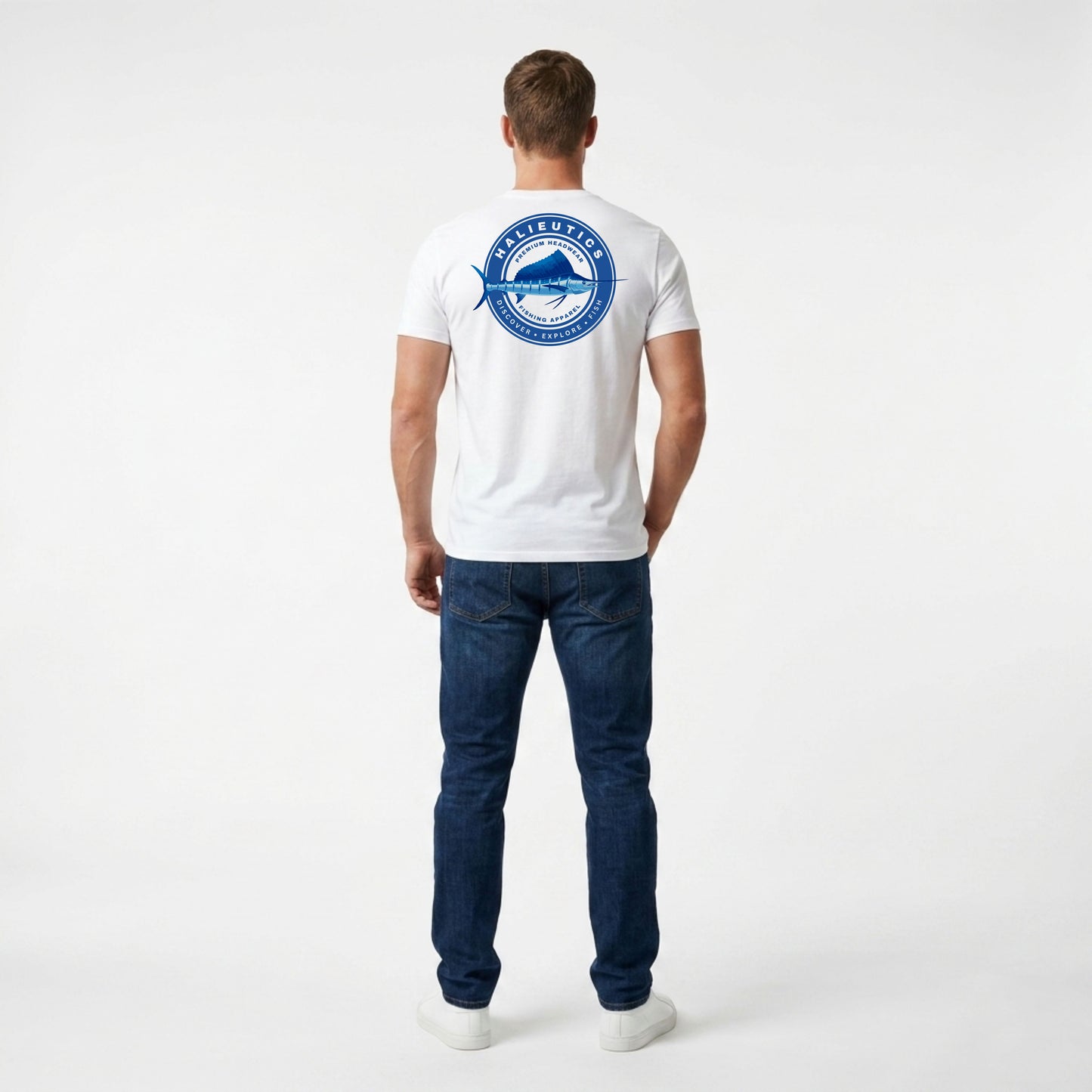 Halieutics Sailfish Graphic Fishing T-Shirt Unisex