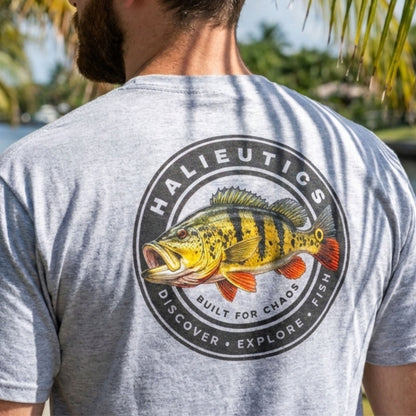 Halieutics Peacock Bass Graphic Fishing T-Shirt - Unisex