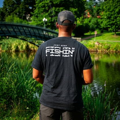 Adult Just Fishin' Family T-Shirt