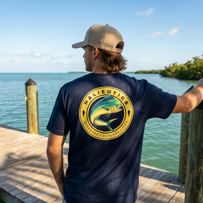 Halieutics Mahi Graphic Fishing T-Shirt Unisex