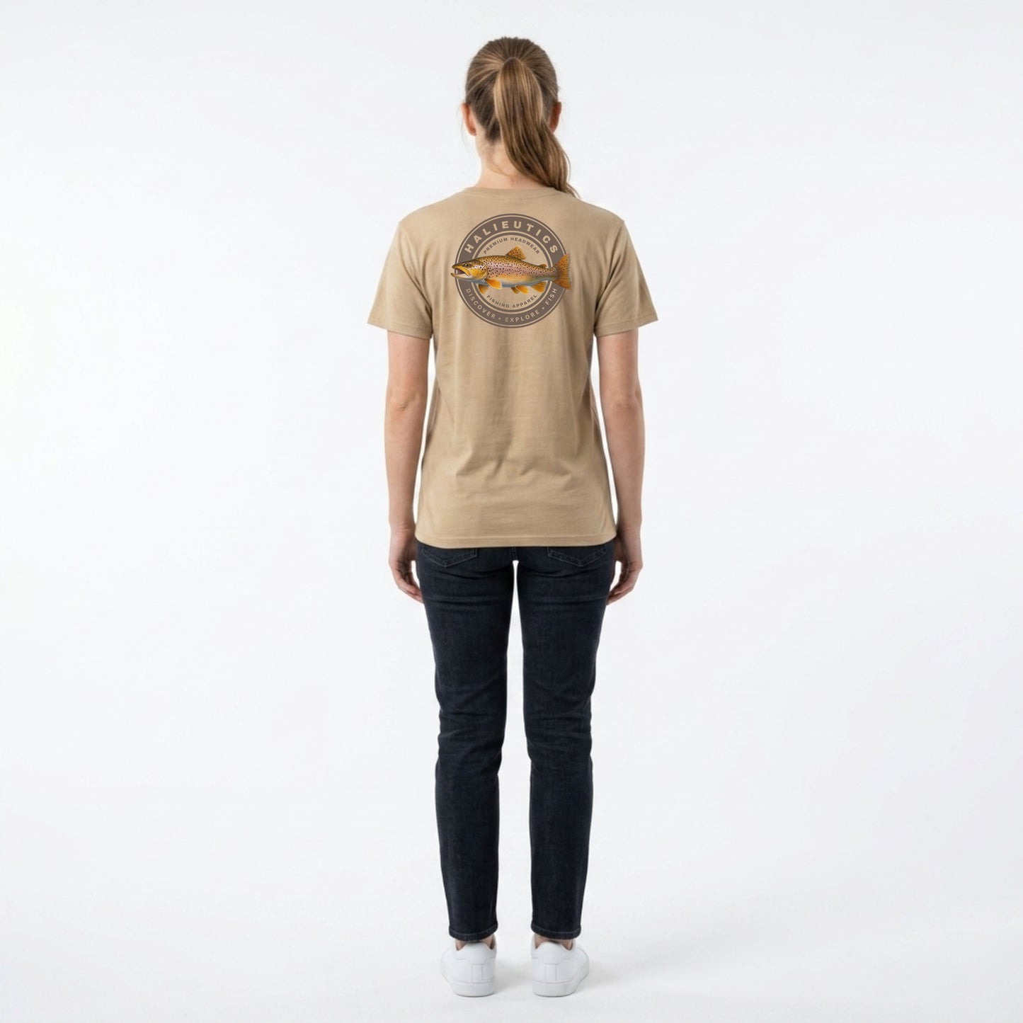 Halieutics Brown Trout Graphic Fishing T-Shirt Unisex