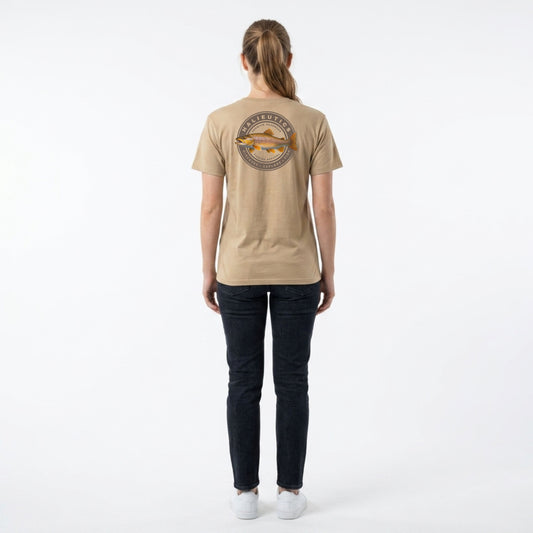 Halieutics Brown Trout Graphic Fishing T-Shirt Unisex