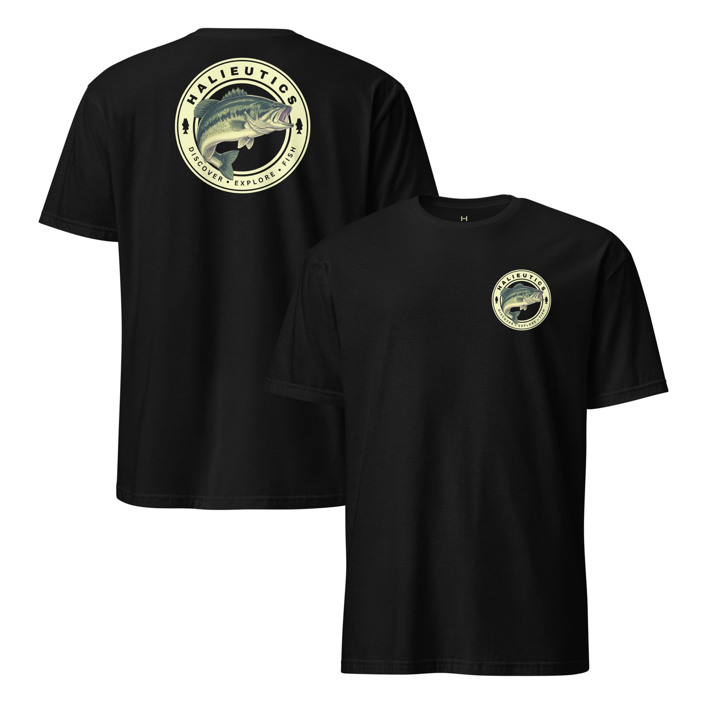 Halieutics Largemouth Bass Graphic Fishing T-Shirt - Unisex