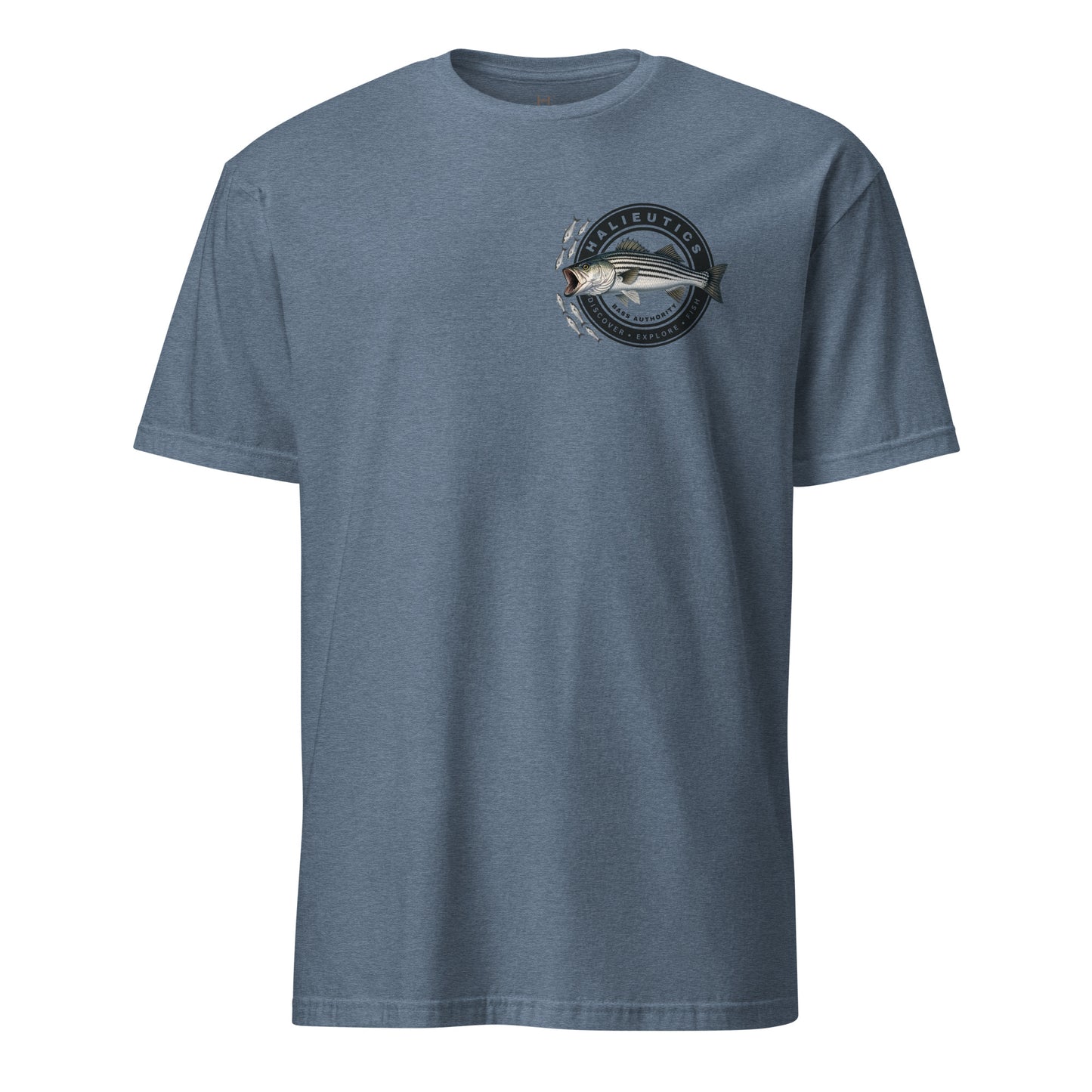 Halieutics Striped Bass Graphic Fishing T-Shirt Unisex