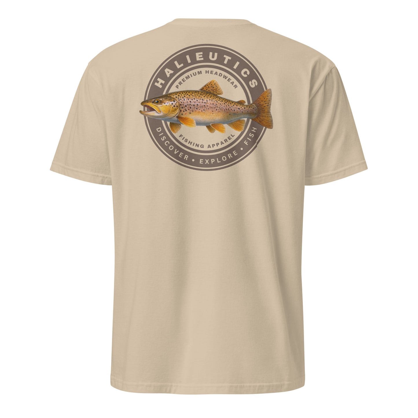 Halieutics Brown Trout Graphic Fishing T-Shirt Unisex