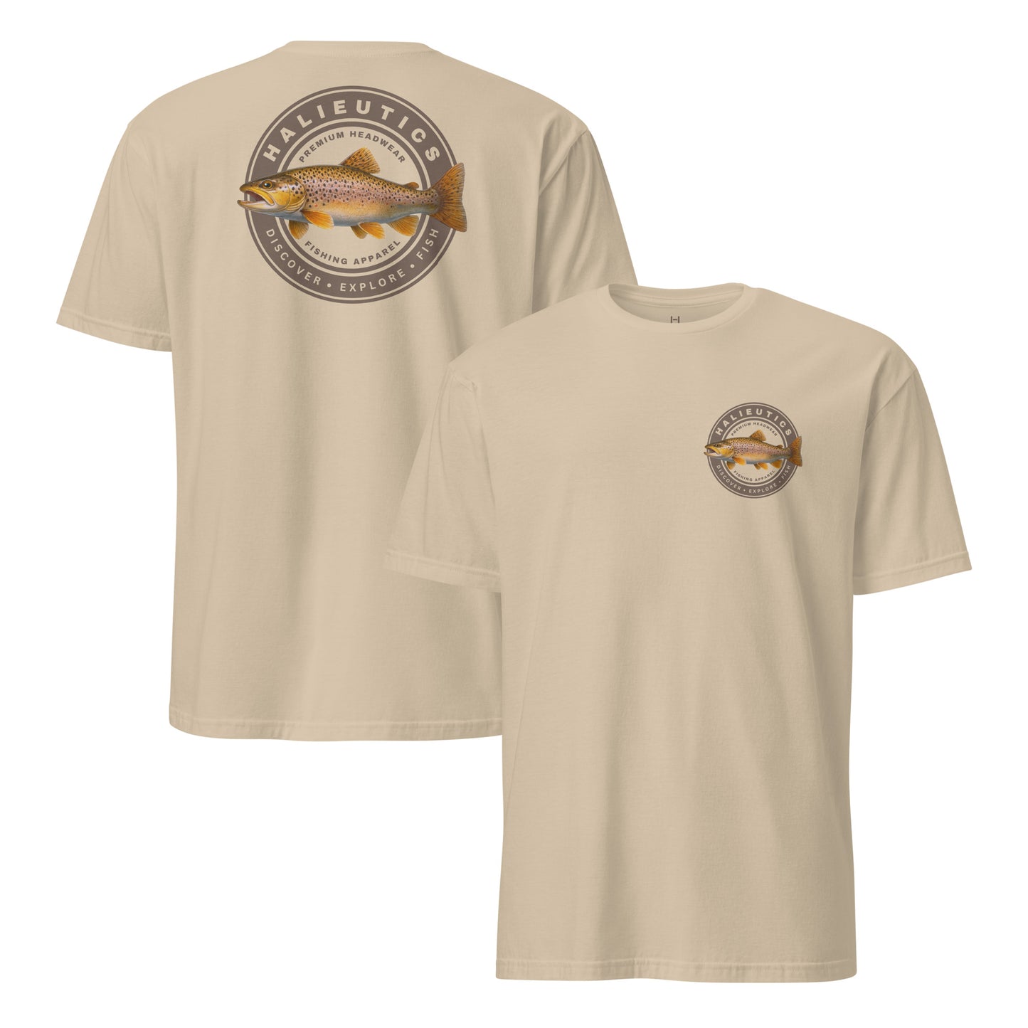 Halieutics Brown Trout Graphic Fishing T-Shirt - Unisex