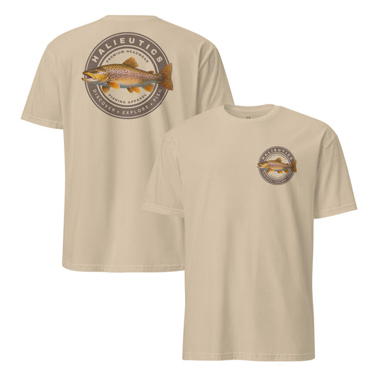 Halieutics Brown Trout Graphic Fishing T-Shirt Unisex